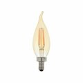 Ledvance Sylvania Ultra Vintage LED Lamp, Decorative, B10 Lamp, 40 W Equivalent, E12 Lamp Base, Dimmable, Clear 79582